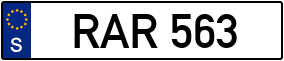 Truck License Plate